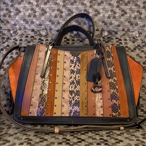 Coach Dreamer Patchwork Snakeskin
